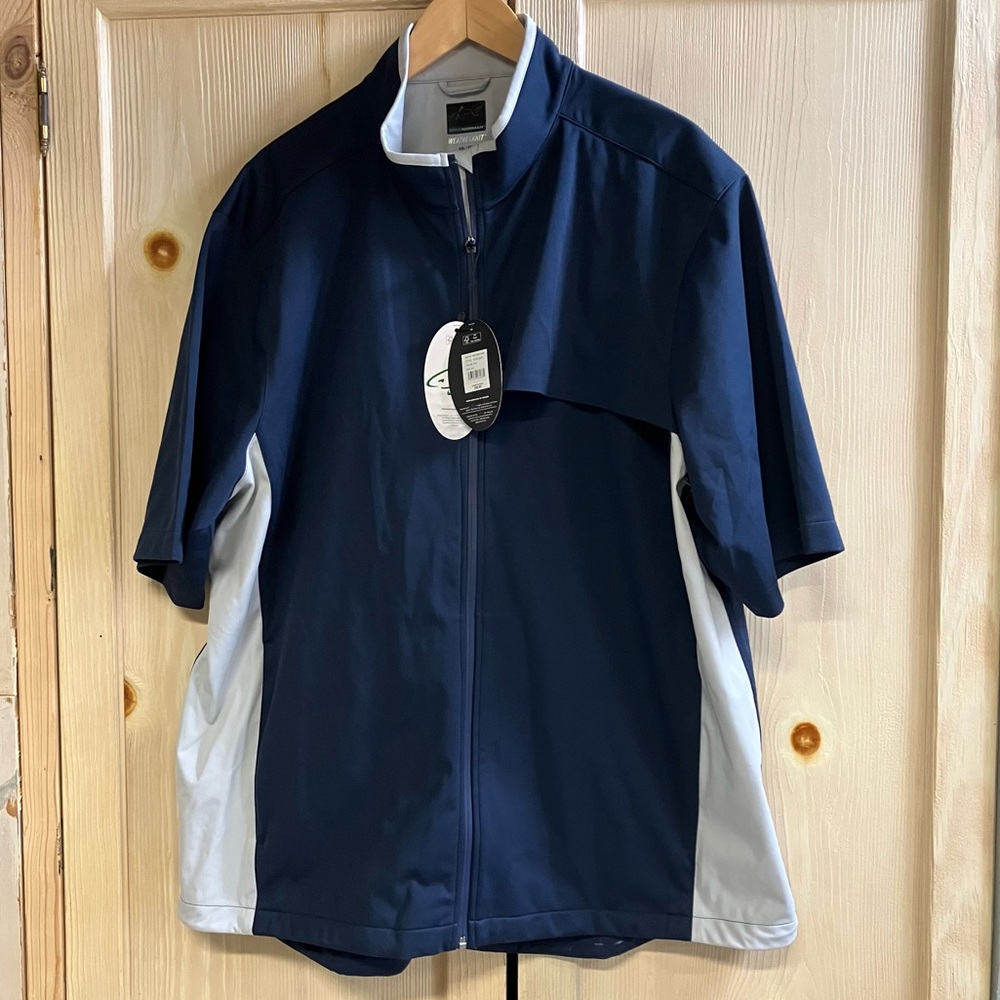 Greg Norman windbreaker short sleeve jacket XXL